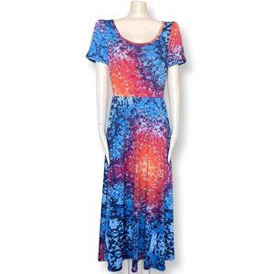 LulaRoe Tie Dye Maxi Dress